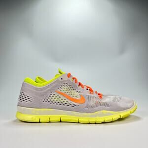 Nike Free 5.0 TR Fit 4 Gray Neon Yellow Running Shoes 629496-003 Women’s Size 9